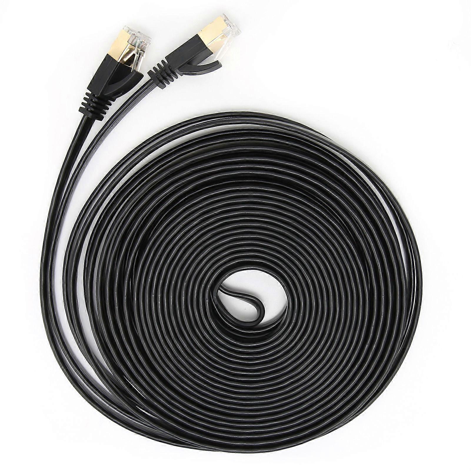 Network Cable 10 Gigabit Double Shielded CAT7 8?Core Twisted Pair Wire Computer Accessories2 Meter