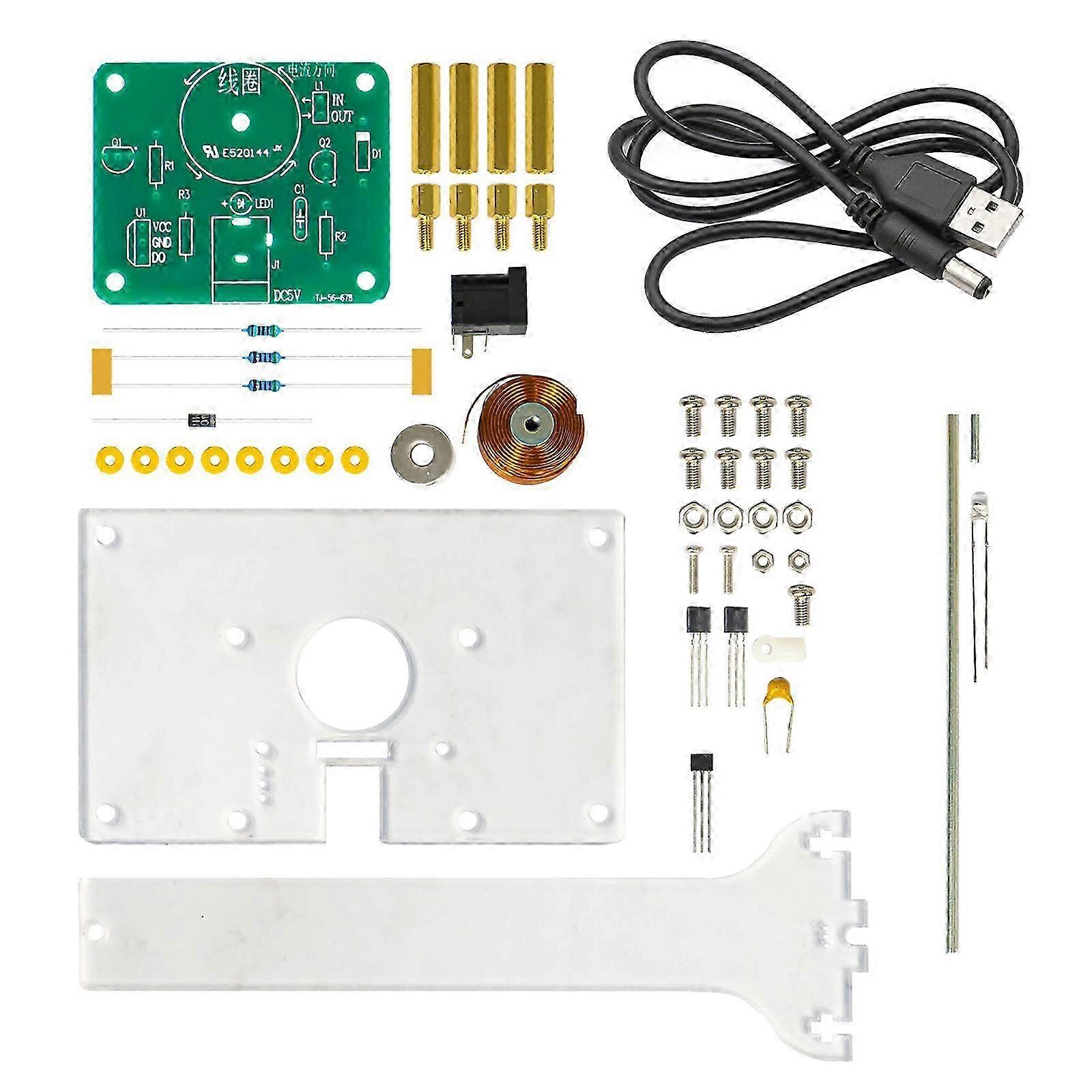 DC5V Electromagnetic Swing Experiment Electronic Technology Small Swing Induction DIY Welding Assembly Practice