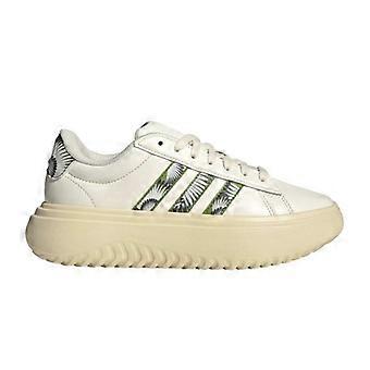 Adidas Womens/Ladies Grand Court Foliage Platform Trainers