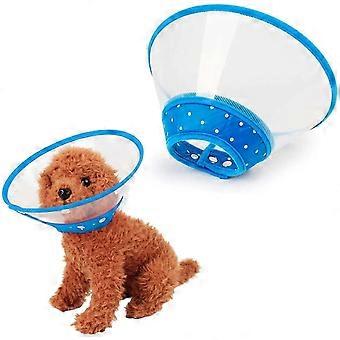 Adjustable Soft-Sided Dog Cone Collar for Post-Surgery Care
