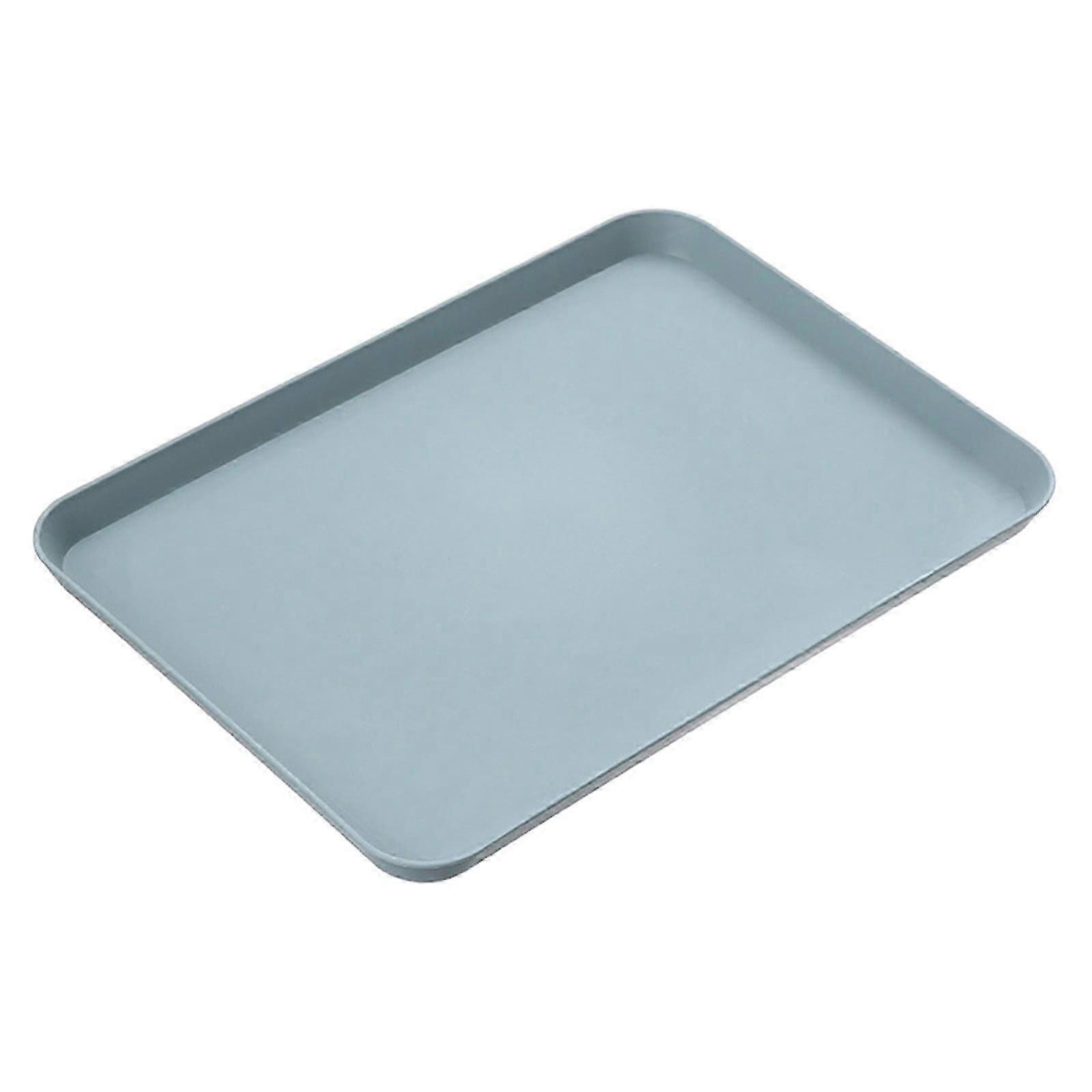 Rectangular Plastic Serving Trays Bulk 5PCS for Indoor & Outdoor Use