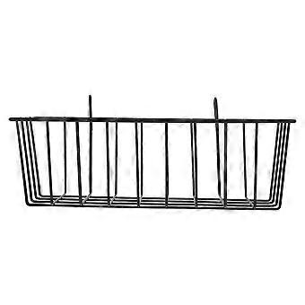 Rabbit Feeder Metal Hay Rack for Cage Use 4Pcs Black Holder