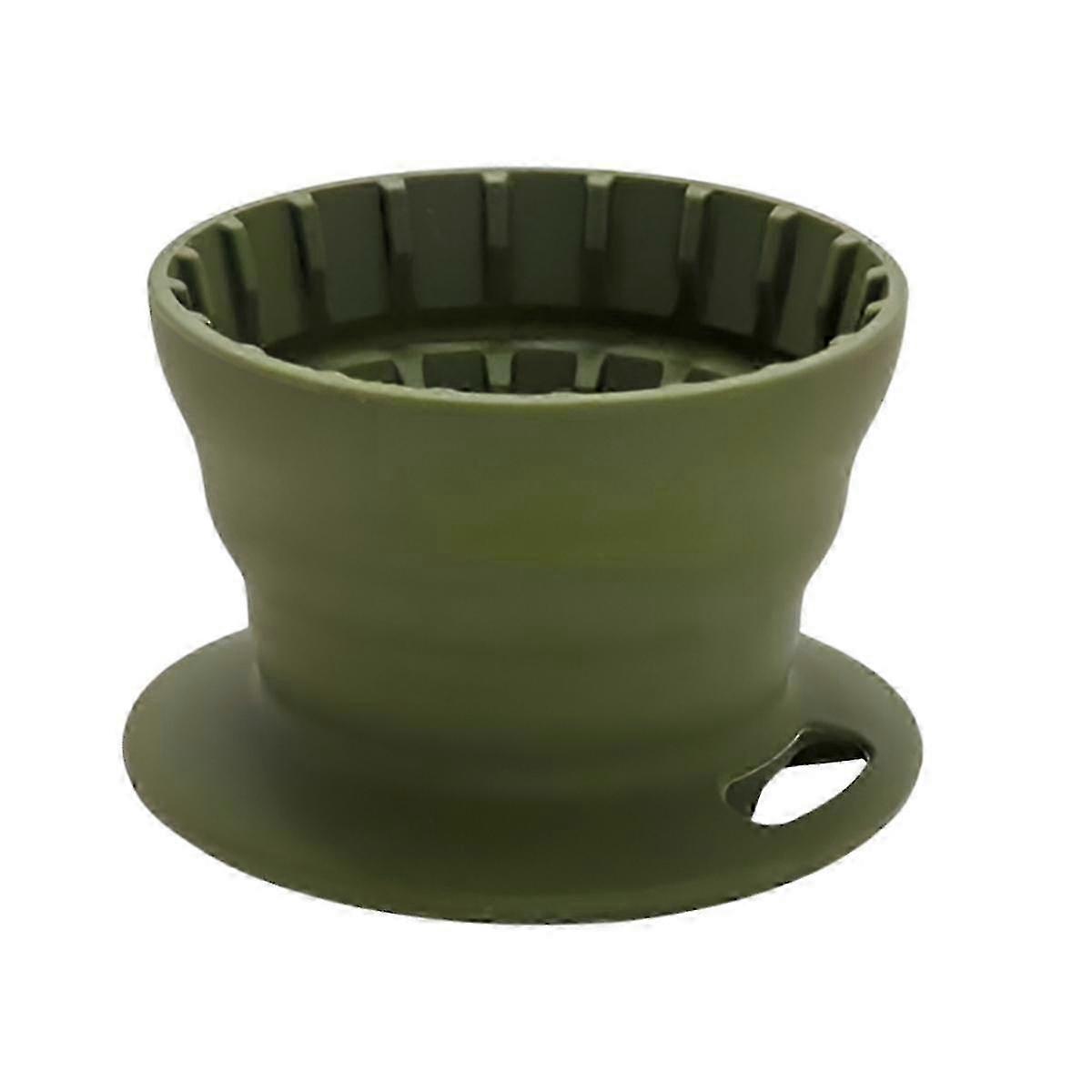 Portable Silicone Coffee Filter Cup with Foldable Design