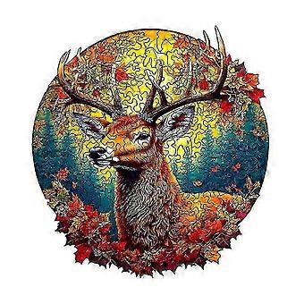 Puzzle in legno per adulti, 220 pezzi, forma unica, 42x33 cm, decorazione per la casa e gioco per famiglie HY-26