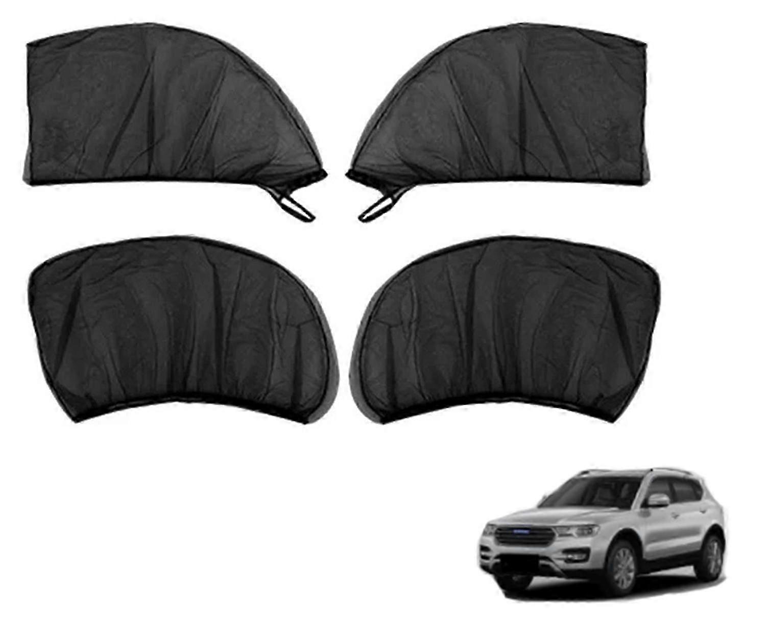 Mosquito Shield with Sun Guard for Auto Windows - 4-Pack