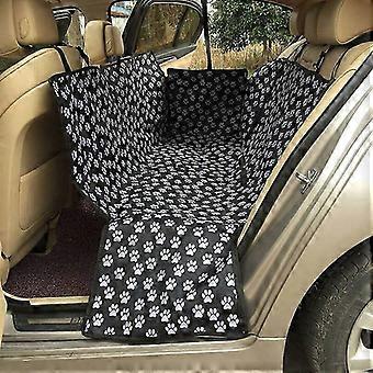 Housse de siège auto pour chien, hamac pour animaux de compagnie, housse convertible et imperméable avec rabats latéraux pour voiture, SUV et camion, 145 x 130 x 40 cm