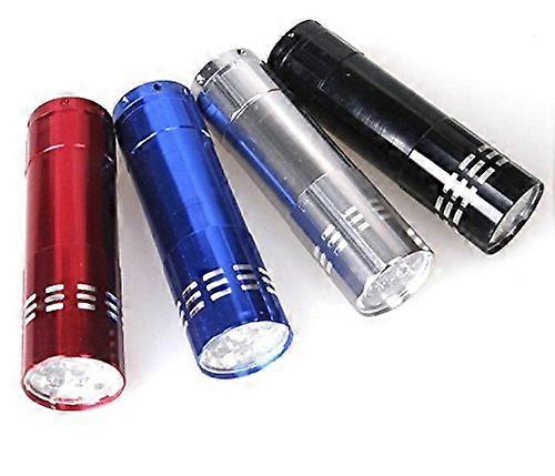 LED Mini Flashlight with Adjustable Focus Beam, Skidproof Grip, AAA Battery Powered for Camping