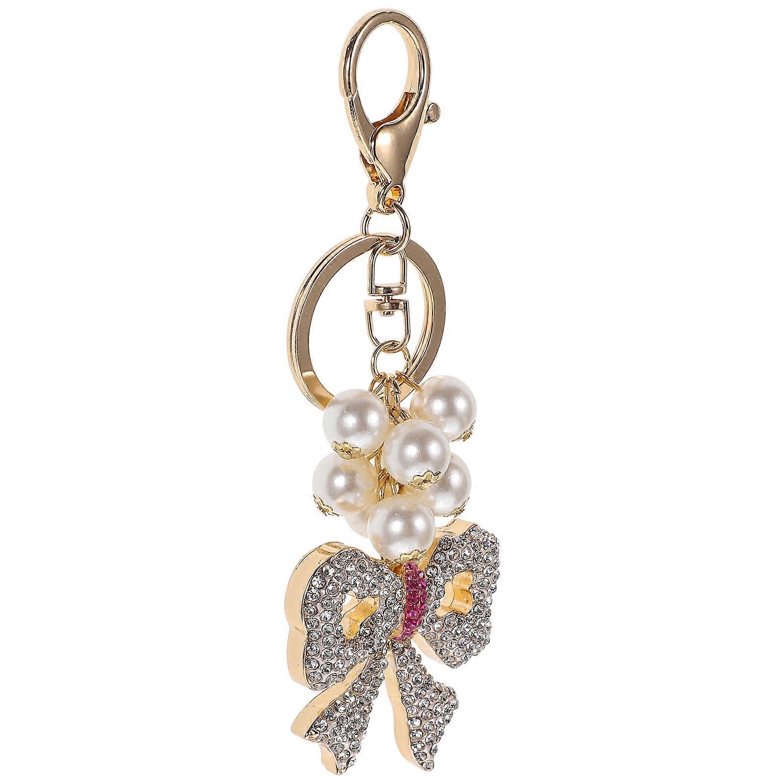 Bowknot Key Chain Decorative Bowknot Key Ring for Backpack Accessories