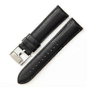 Pulseira de couro para relógio Fossil FS5061 FS5237 ME3052 22mm masculino