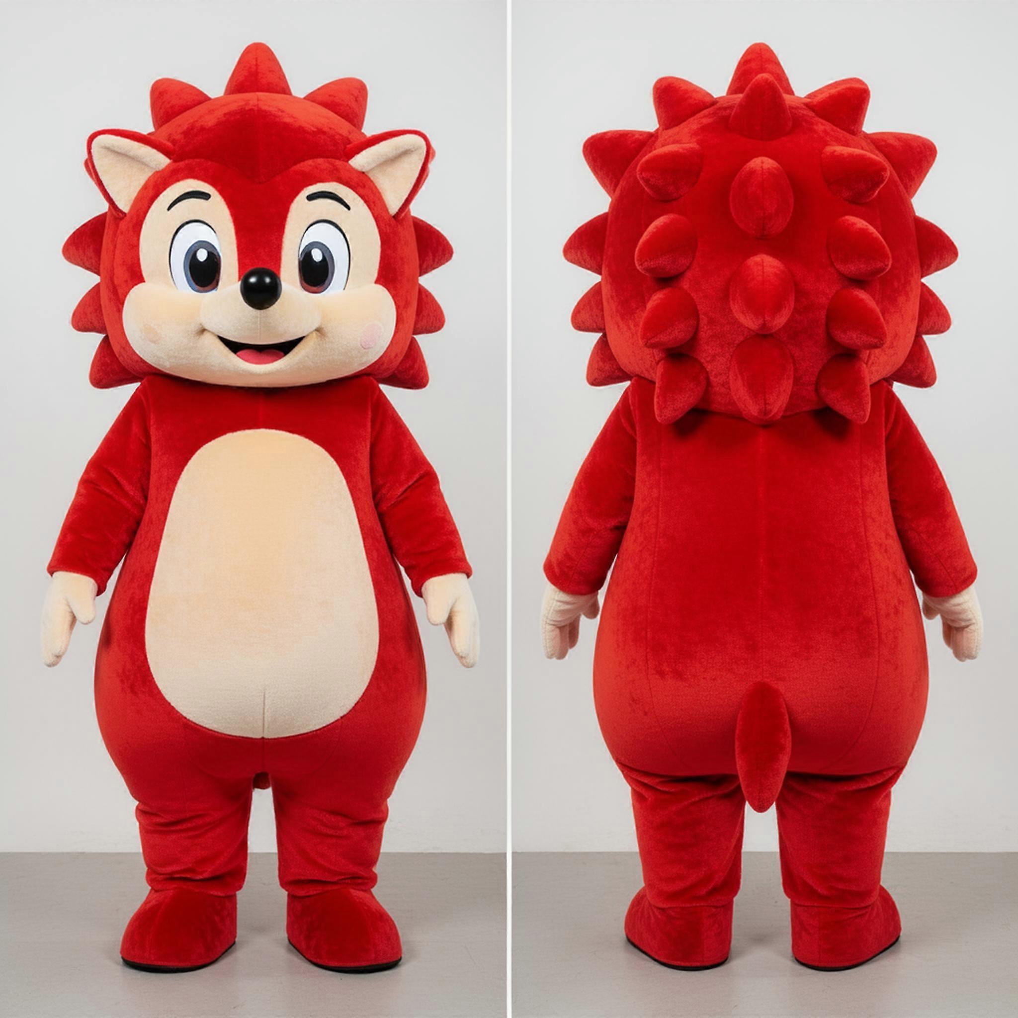 MASTICOT Crimson Soft Padded Hedgehog Mascot
