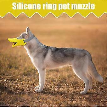 Dog Muzzle for Barking, Duck Mouth Anti-Biting Silicone Muzzle with Clasp | Dog Muzzle For Barking, Duck Mouth Anti-Biting Silicone Muzzle With Cla