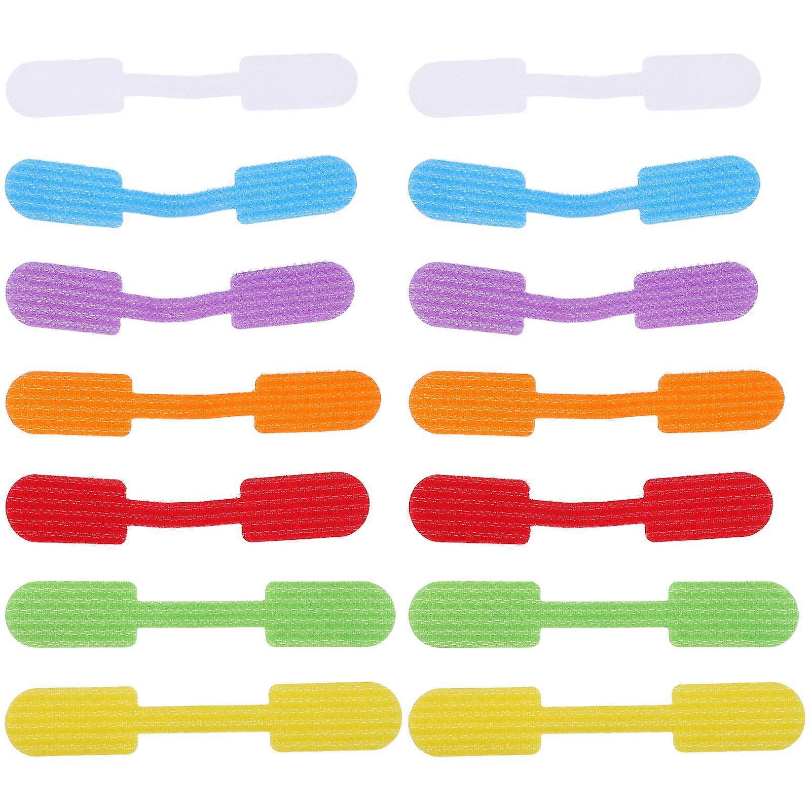 Self-Adhesive Cable Labels for Wire Management Multi-Color 40Pcs Set
