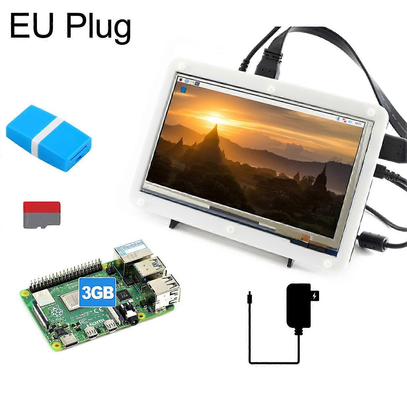 Waveshare Raspberry Pi 4 3GB Model B Display Kit With 7inch Capacitive Touch LCD