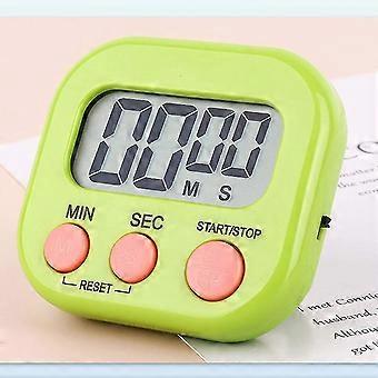 Yaju Kitchen Timer Digital Cooking Timers magnétiques pour la cuisson Grand écran LCD Alarme sonore Support rétractable et crochet et support magnétique (gre