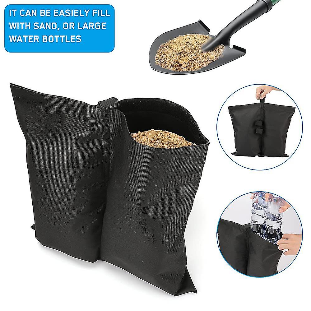 4-Pack Gazebo Sandbag Weights - Leg Foot Securing Bags For Market Stalls & Tents 7 thumbnail image