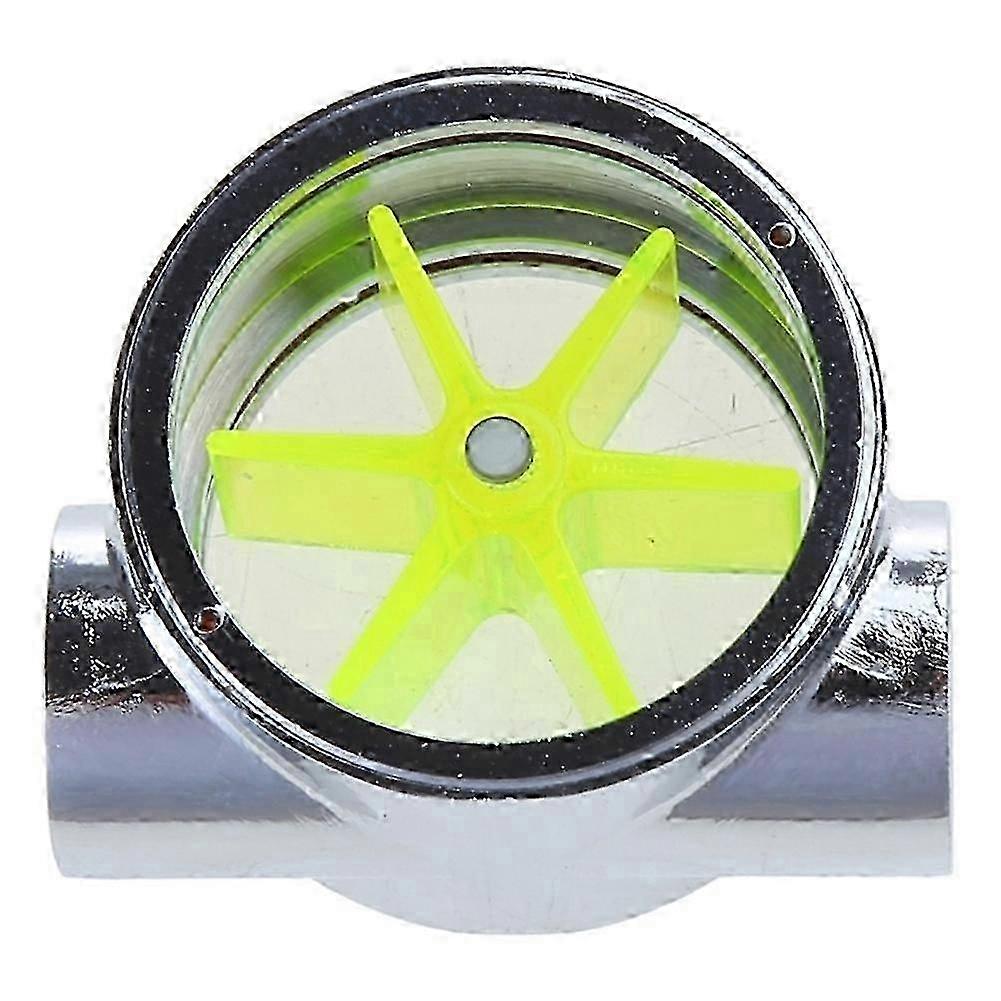 Flow Meter compatible with Plumbing - 1/4" G1/4 Thread, 12.9mm Outer Diameter, Metal Flow Meter