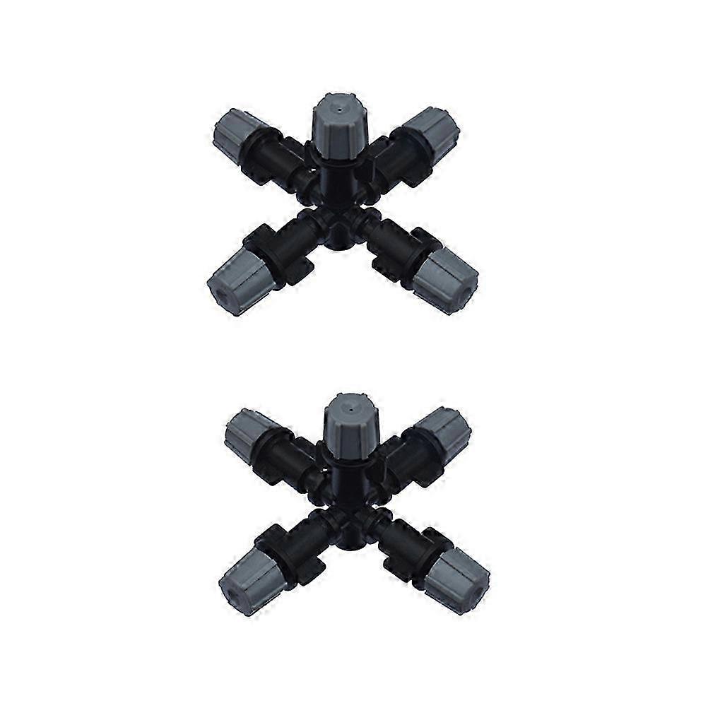 5-Head Grey PVC Mist Nozzle Set