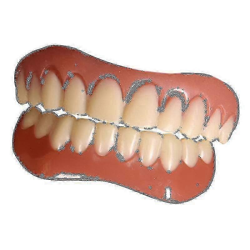 2 Sets Upper and Lower Dentures Natural Comcompatible withtable Teeth Protection TY
