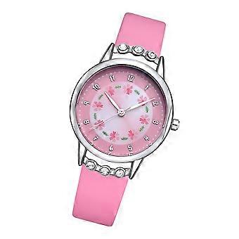 Fashion Cartoon Watch Kids Watch for Waterproof 2Pcs Pink Quartz Wrist