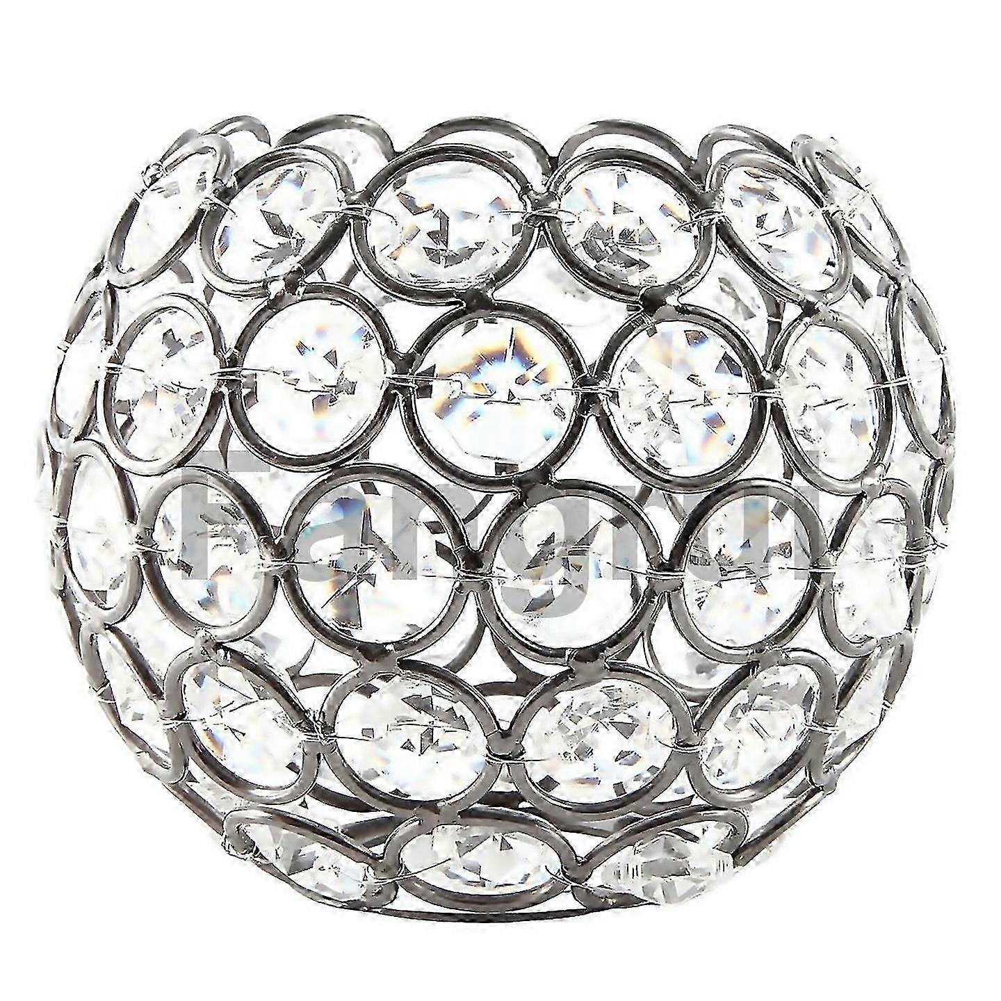 Black-Framed Octagonal Crystal Shade
