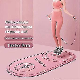 TPE Jump Rope Mat 127x63cm Knee Protecting Non Slip