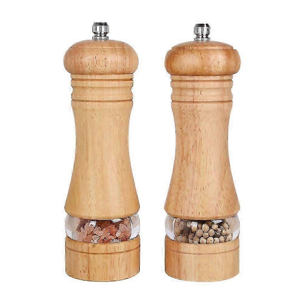 Adjustable Wood Salt Pepper Mill Set