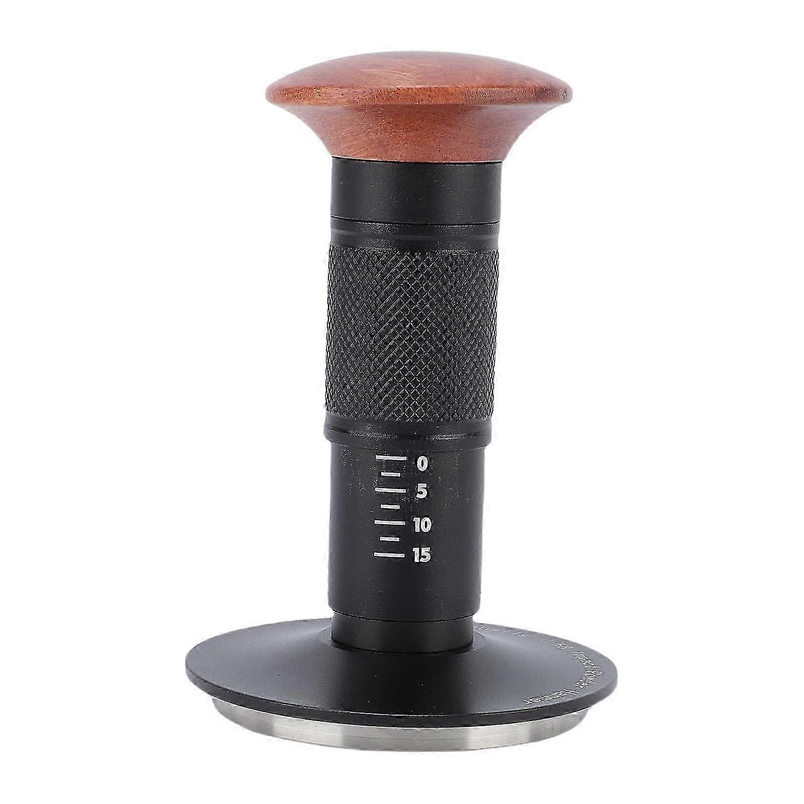 Walnut Espresso Tamper with Spring Assist