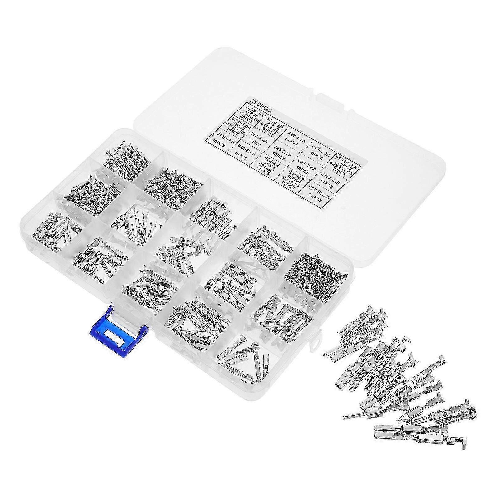 290pc Crimp Terminal Kit 1-3.5mm