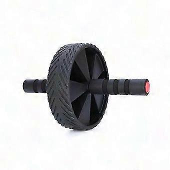 Black Abdominal Wheel Core Workout Fitness Equipment Unisex One Size