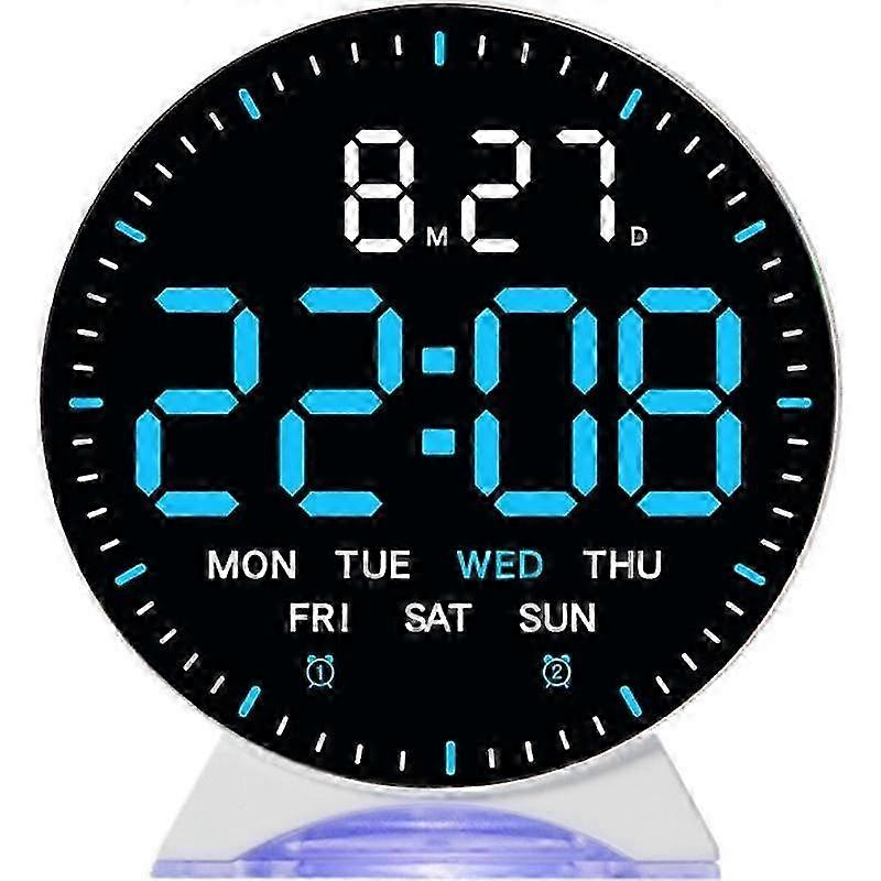 Digital Clock With Soft Adjustable Light
