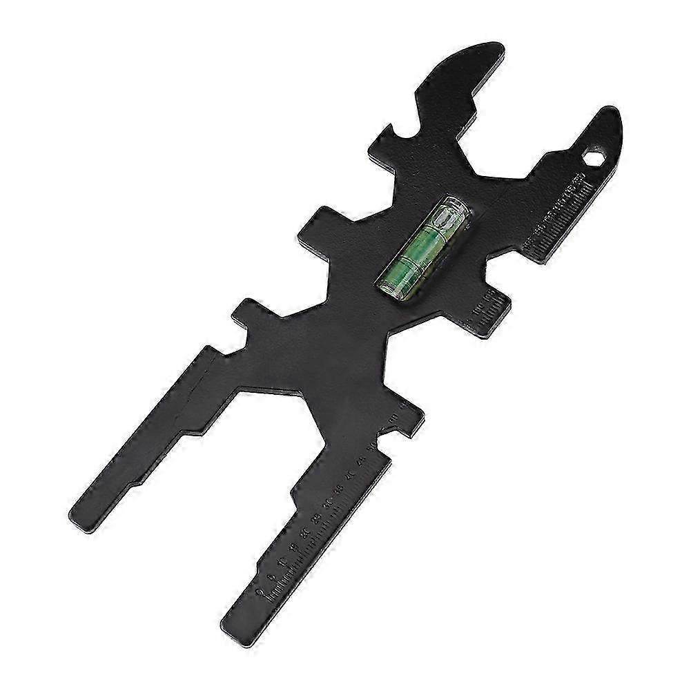 Multi-Function Steel Wrench with Bubble Level