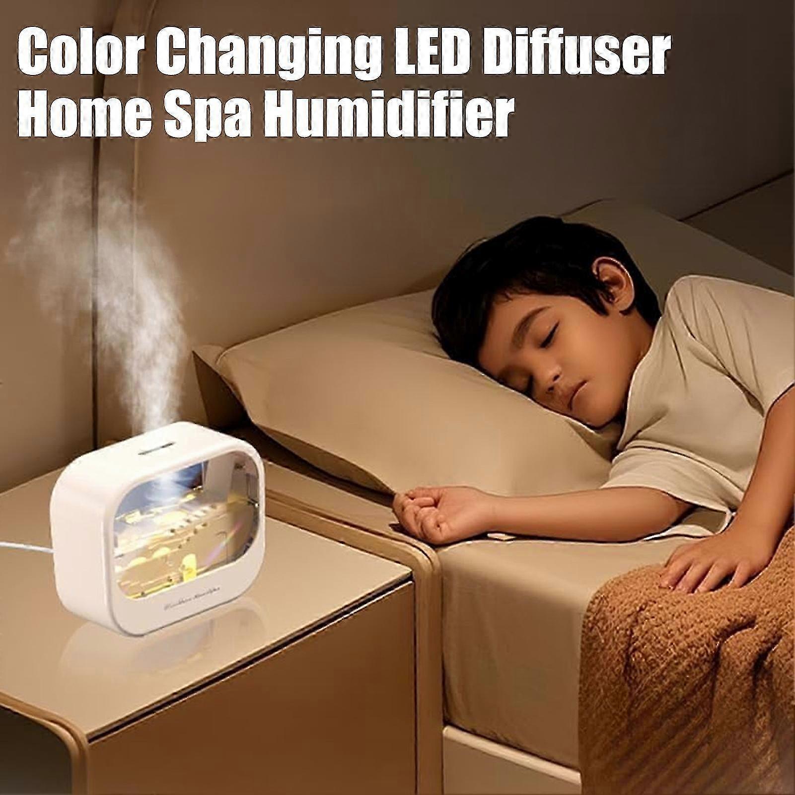 7-Color Flame Humidifier Diffuser