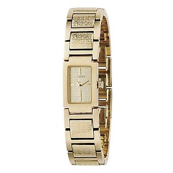 Dkny essentials Quartz Analog Women's Watch with NY4443 Gold Plated Stainless Steel Bracelet