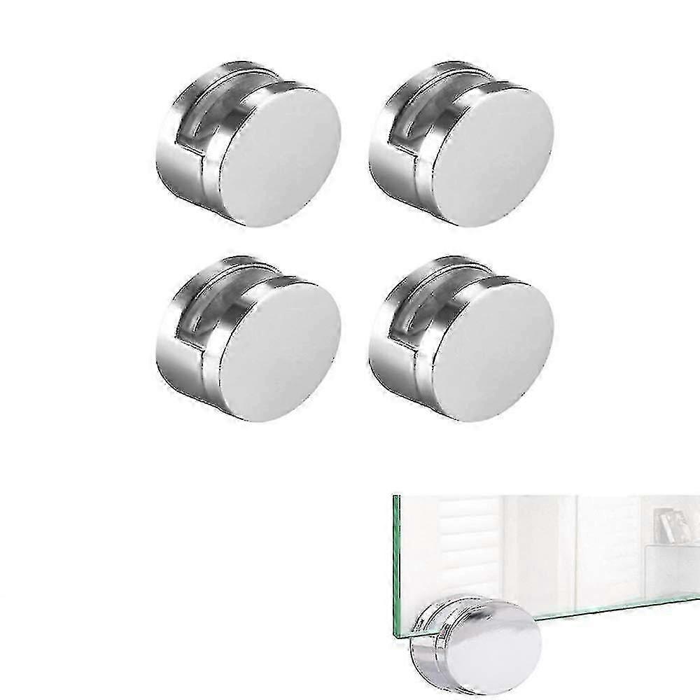 Secure Chrome Glass Mirror Clips