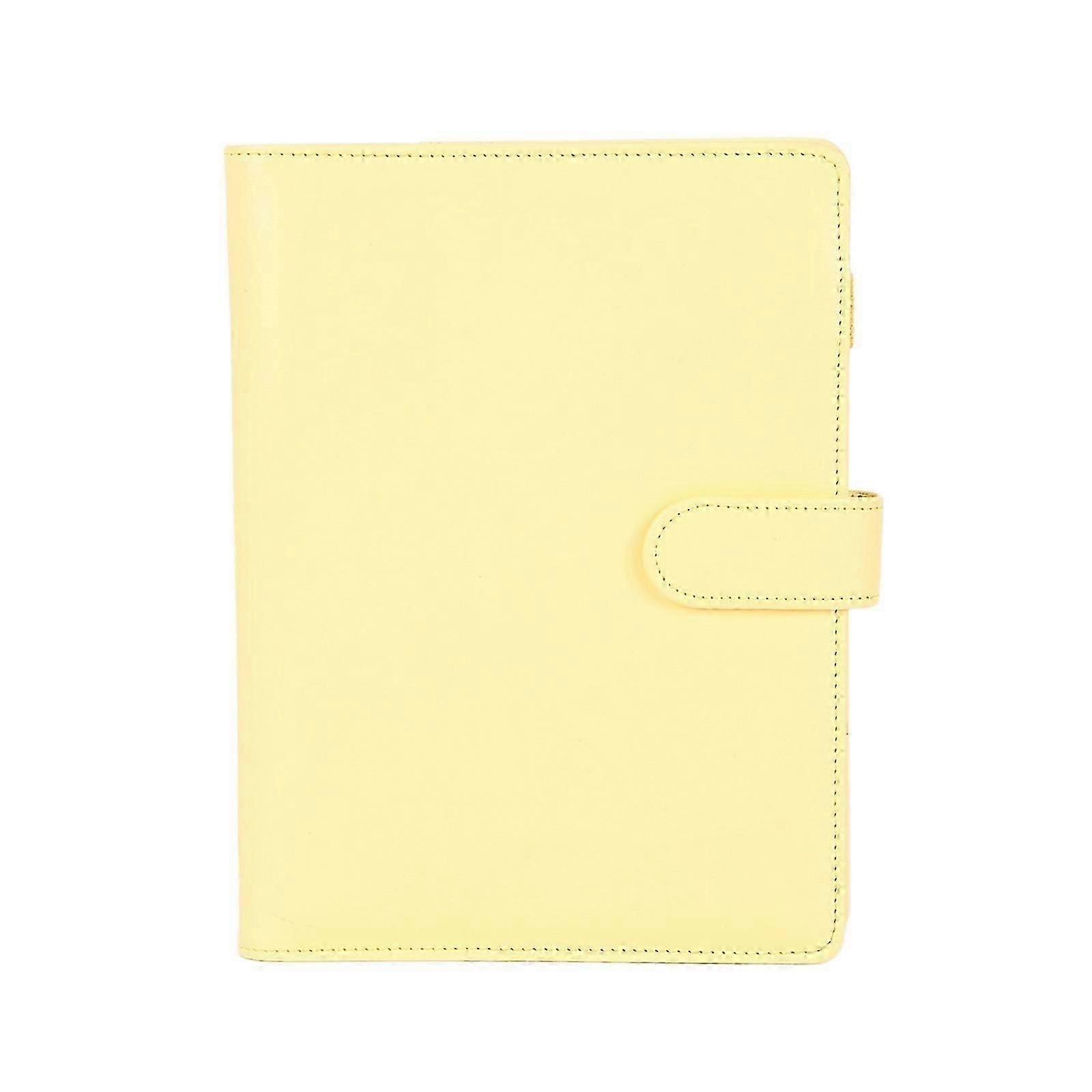 Hot school Notepad, Cover Notebook File Folder Refillable Portable PU Leather A5_HP