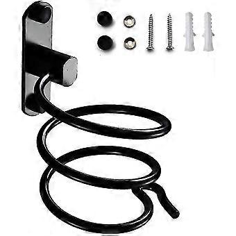 Wall-Mounted Hair Dryer Holder with Grip, Suitable for Hotel Bathroom, Toilet & Barber Shop Use