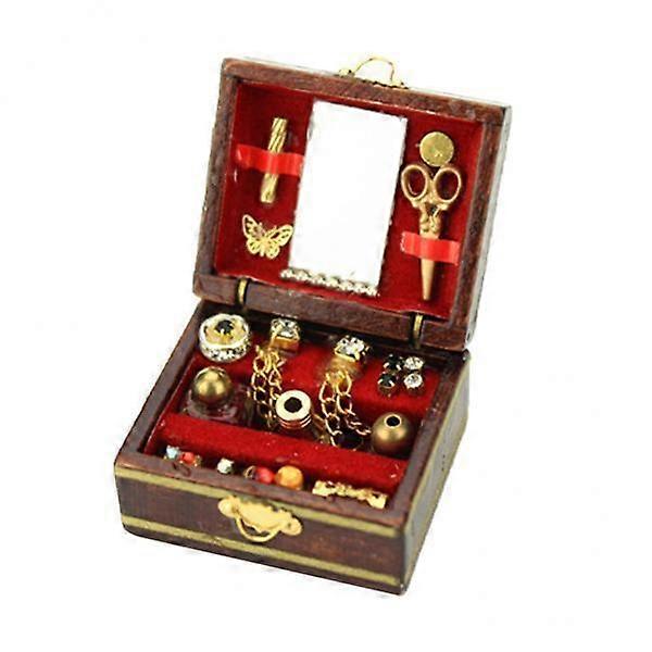 4x 1/12 Accessories Case Jewelry Box Model