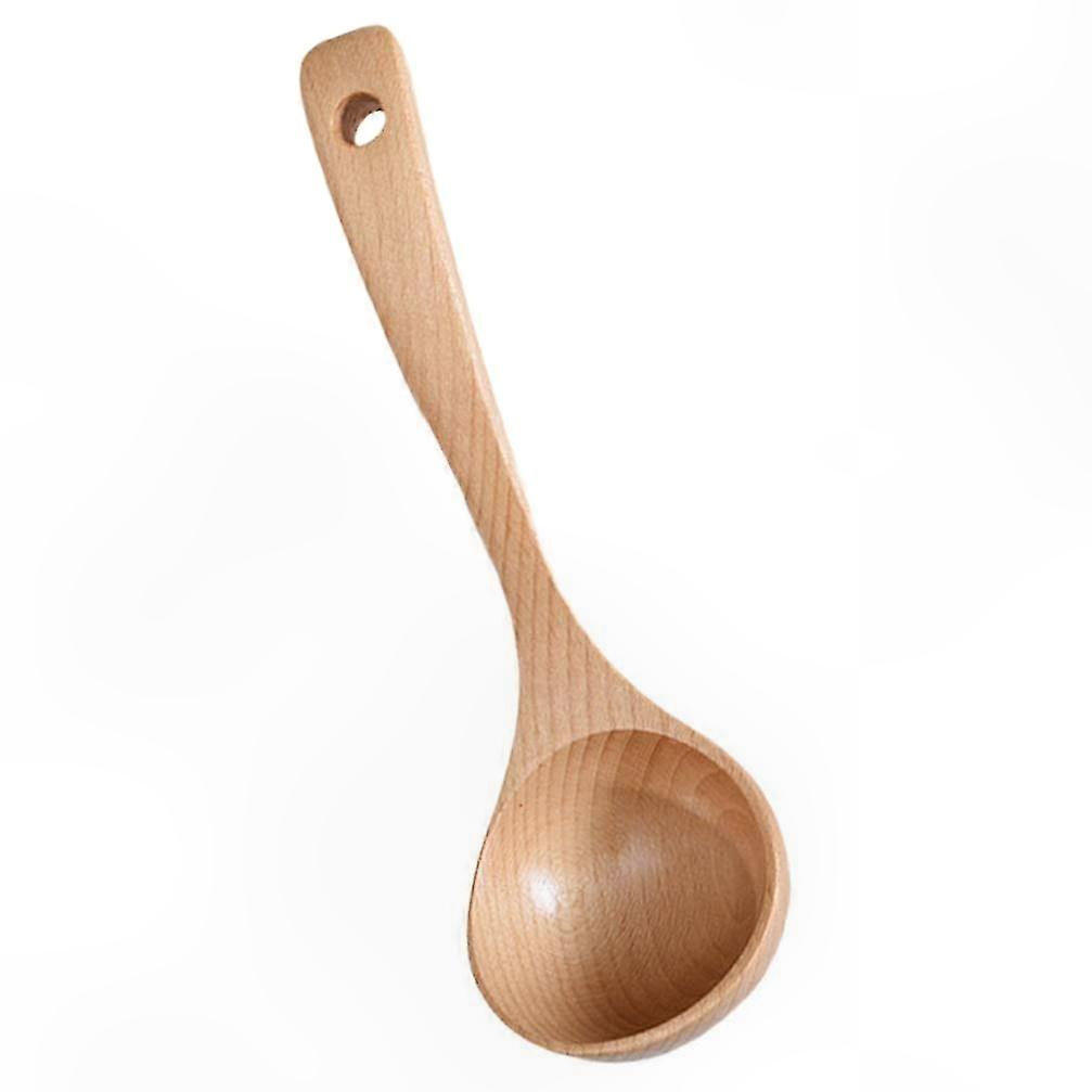 Ergonomic Large Wooden Serving Spoon