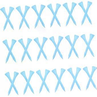 Blue Wood Golf Tees 100 Pack 54mm for Outdoor Practice