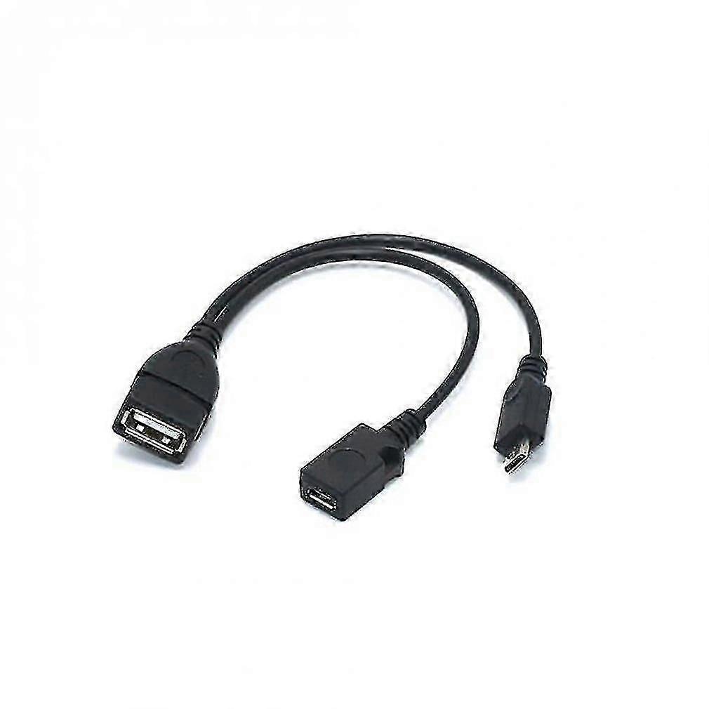 Micro USB OTG Power Splitter Cable