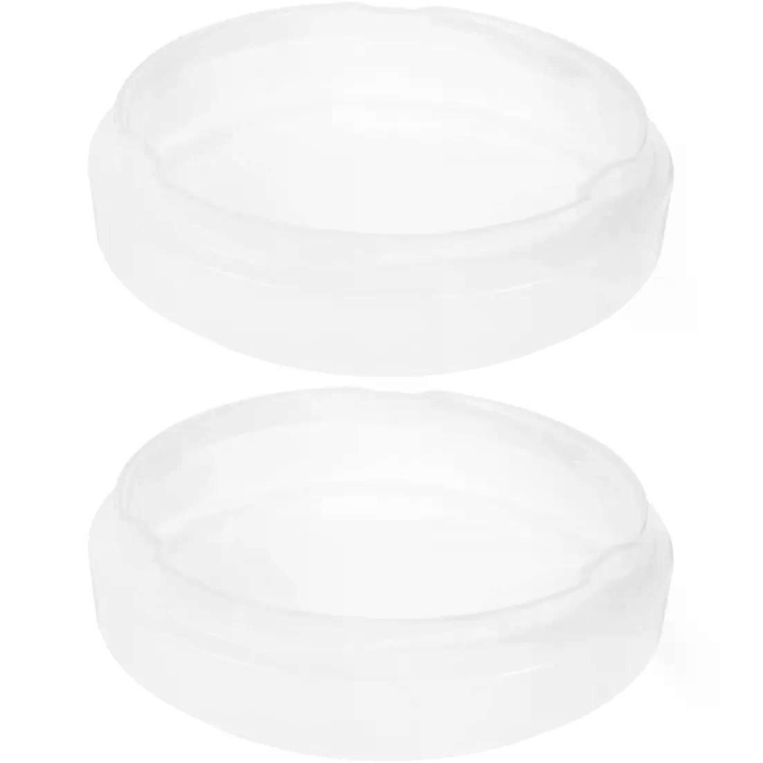 2pcs Ceiling Light Shade Dome Cover White Twist Lock Plastic