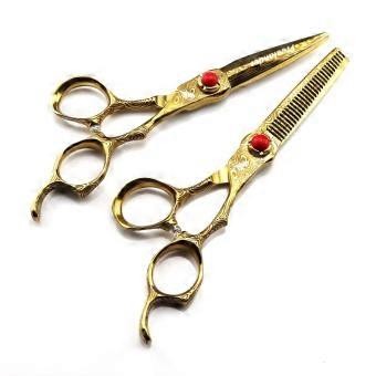 6.0 Inch Japanese Hair Scissors Professional Hair Cutting Shears Damascus 440C Steel Ergonomic Den Flower Handle