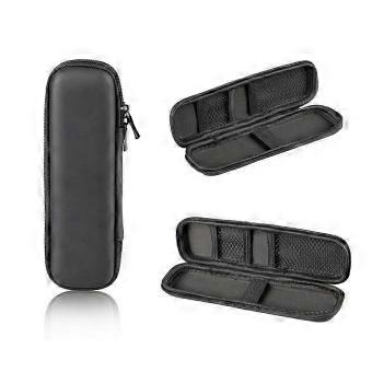 Makeup Brush Case with Antishock Protection, Compact Size, Internal Pocket, Double Opening Mechanism for Travel, Organizes Eyebrow Brushes and Makeup