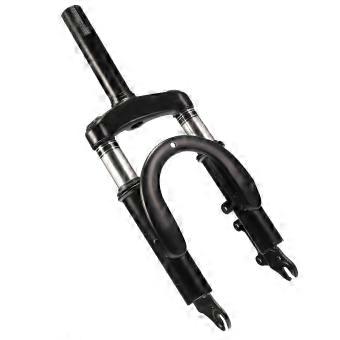 2026 12 Inch Front Suspension Fork for Brake Disc Alloy Steel Holder motorcycle MTB Bicycle Electric Scooter Front Tube Shock Electric Bicycle
