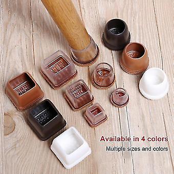 8pcs Silicone Chair Caps Table Foot Pads For Round Bottom Non-slip