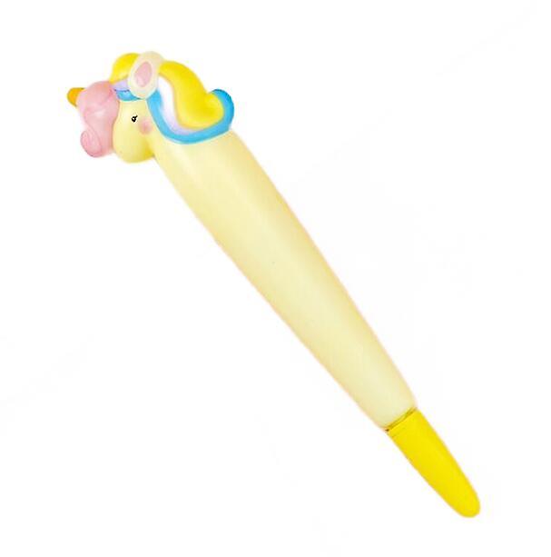 (yellow Unicorn)cartoon Decompression Pen Gel Pen