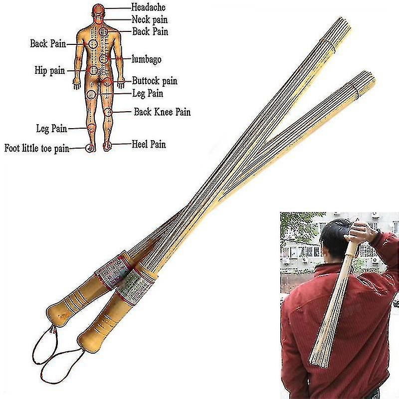 バンブーウッドマッサージャーリラックスハンマースティックシッピング