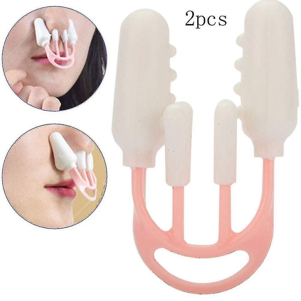 2pcs Silicone Nose Clip Bridge Beauty Enhancer