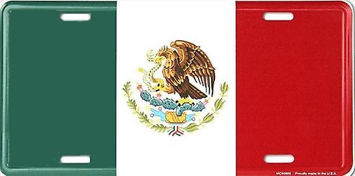 Mexico Flag License Plate