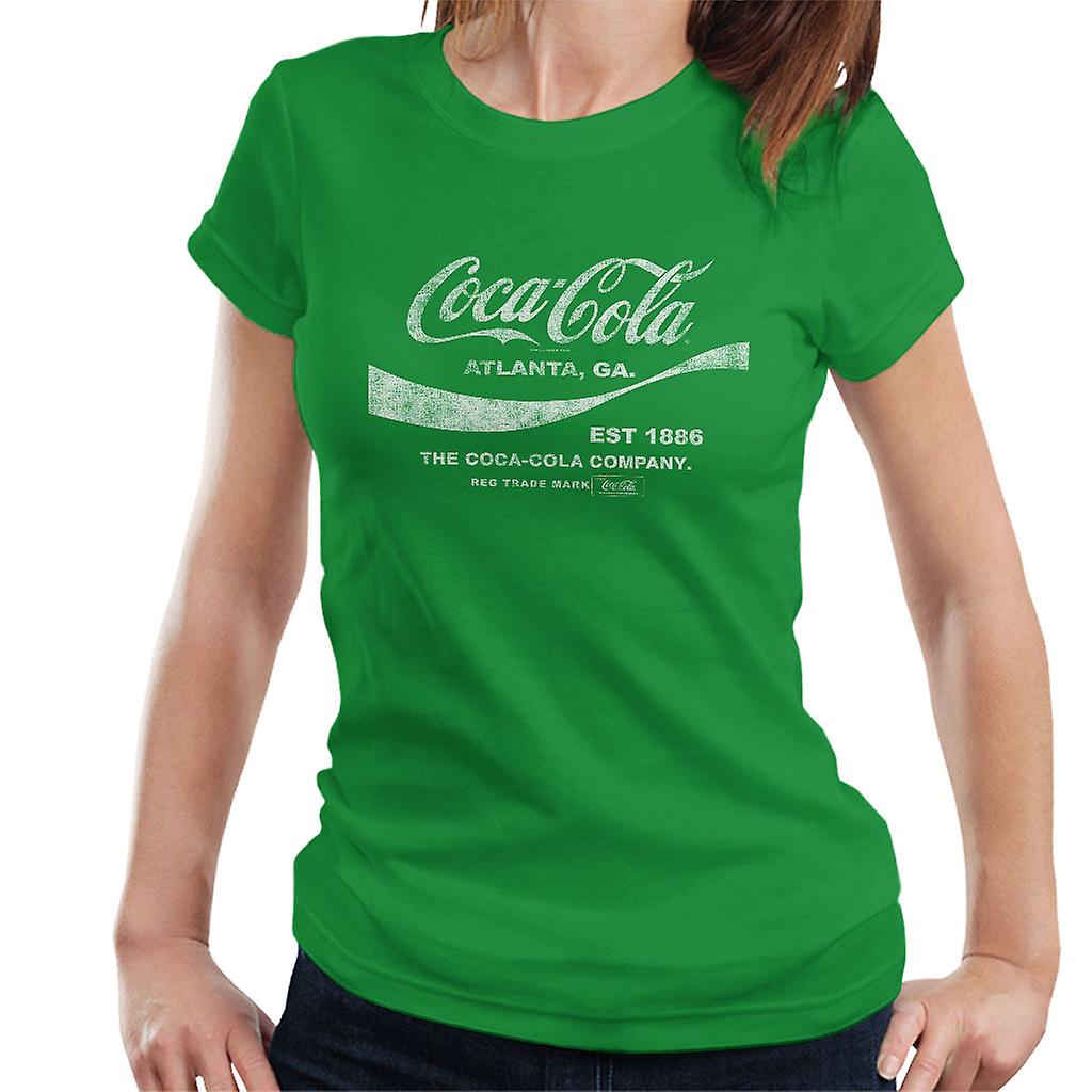 T-shirt Vintage Femme Coca-Cola – Orange Clair, Taille XS, Original 2013, état Impeccable